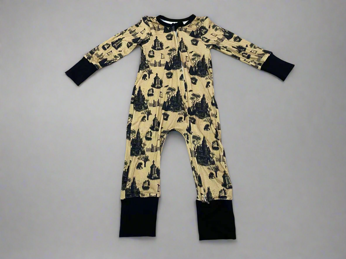 Fangs for the Memories Zip Up Romper