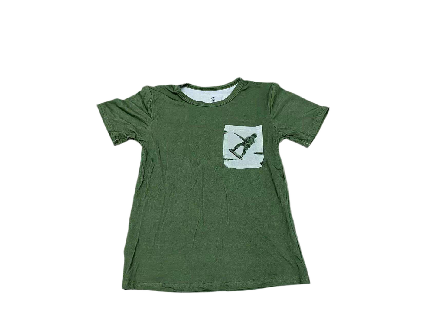 Little Green Heroes Pocket Tee