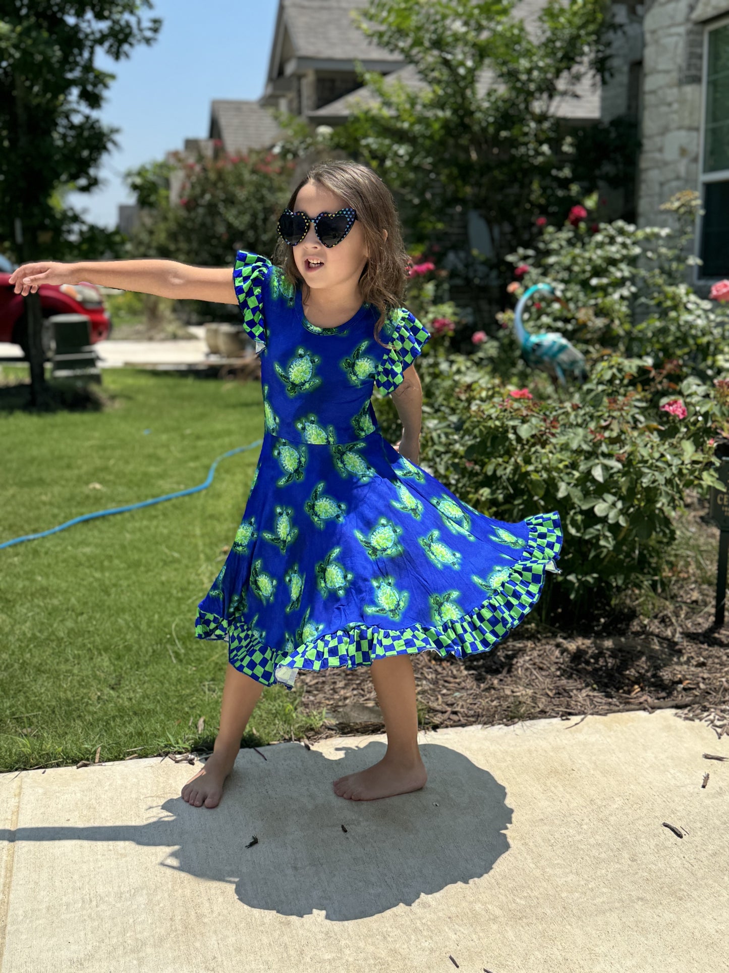 Sapphire Sea Flutter Twirl