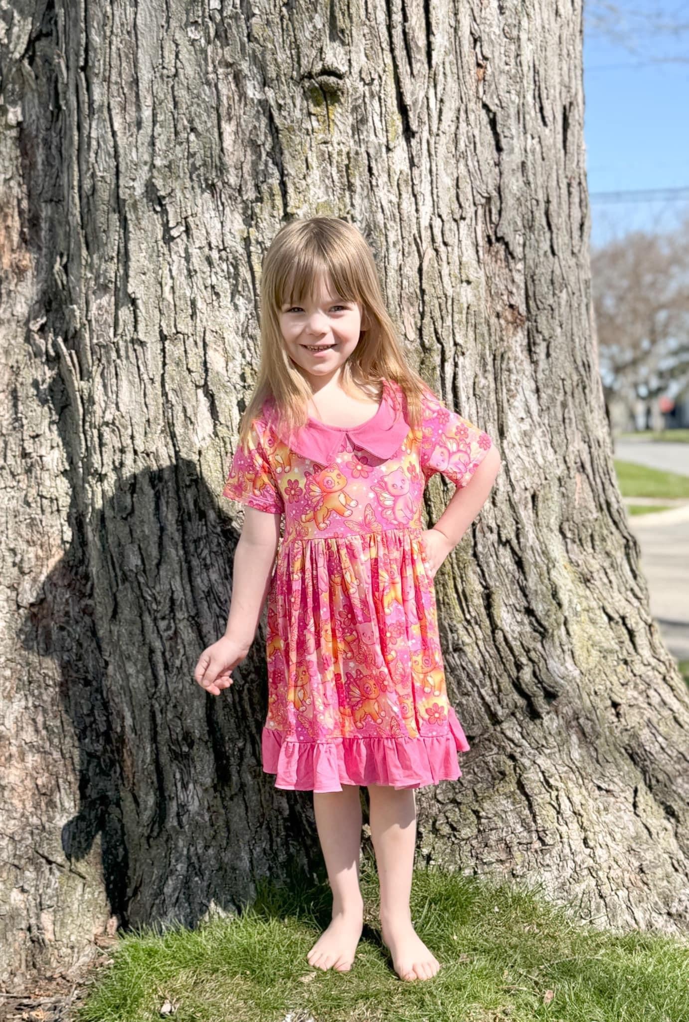 Fluffy Fairies Peter Pan Twirl Dress