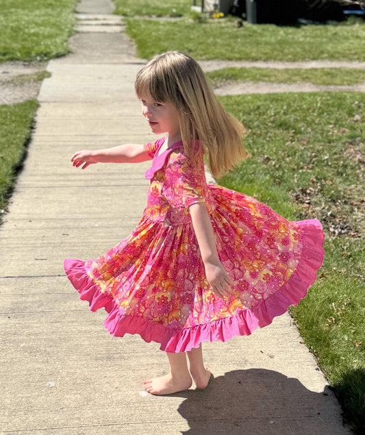 Fluffy Fairies Peter Pan Twirl Dress