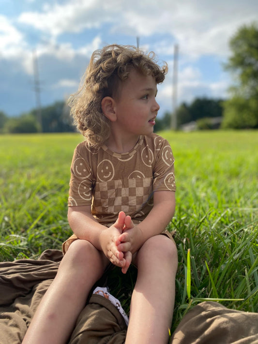 Sunkissed Smiles Crew Tee Set