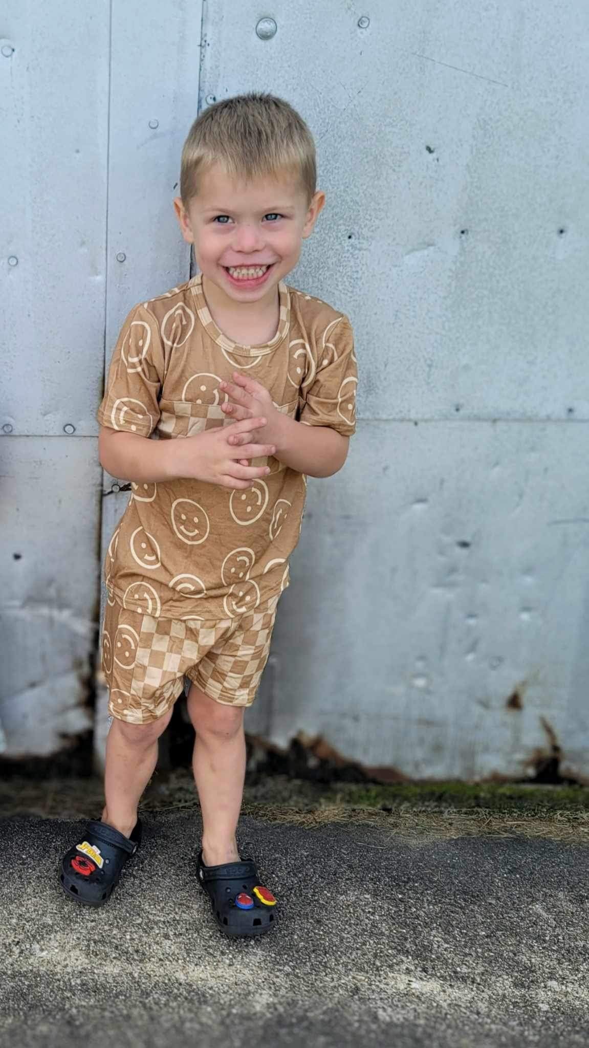 Sunkissed Smiles Crew Tee Set