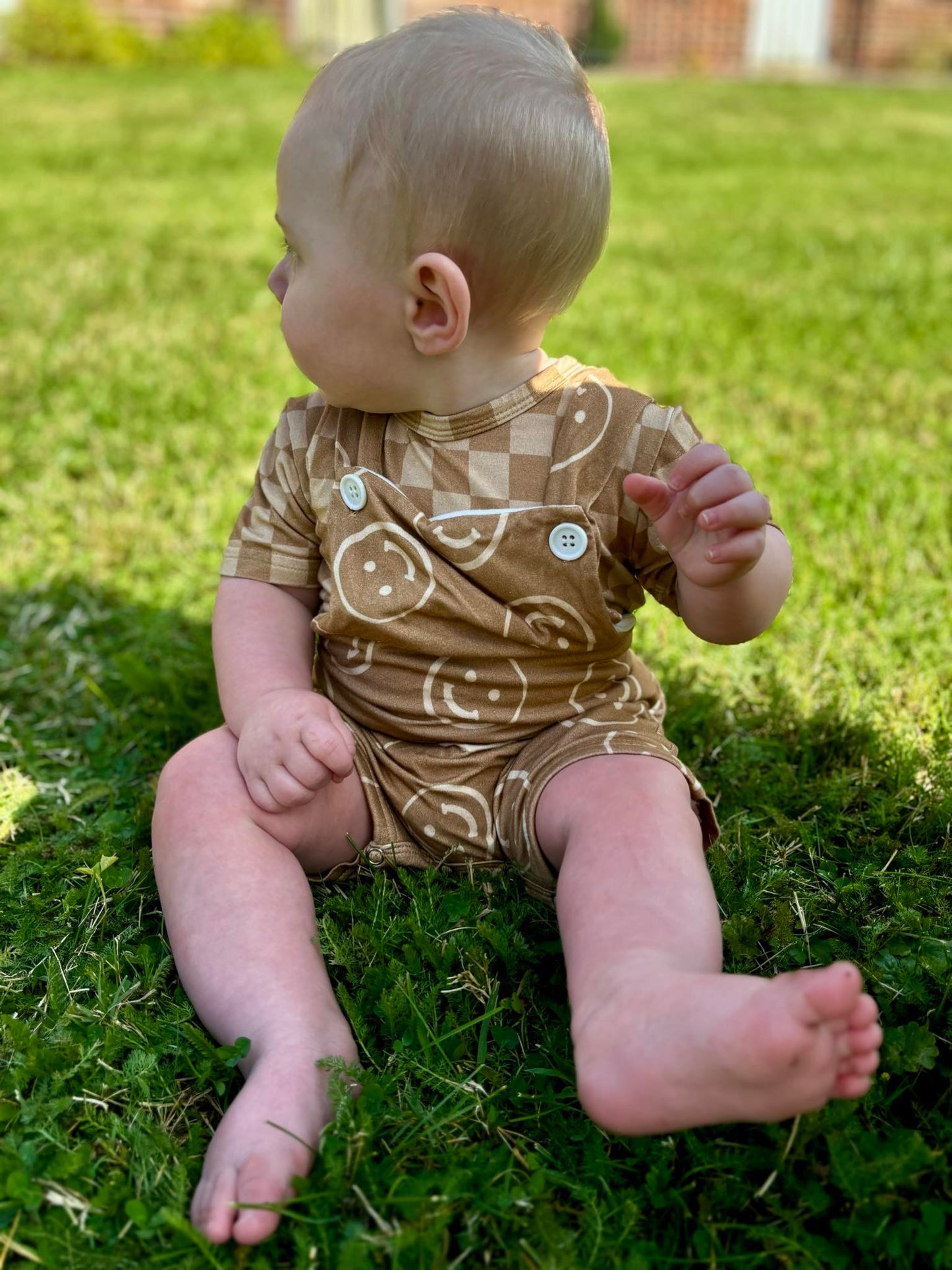 Sunkissed Smiles Overalls Set