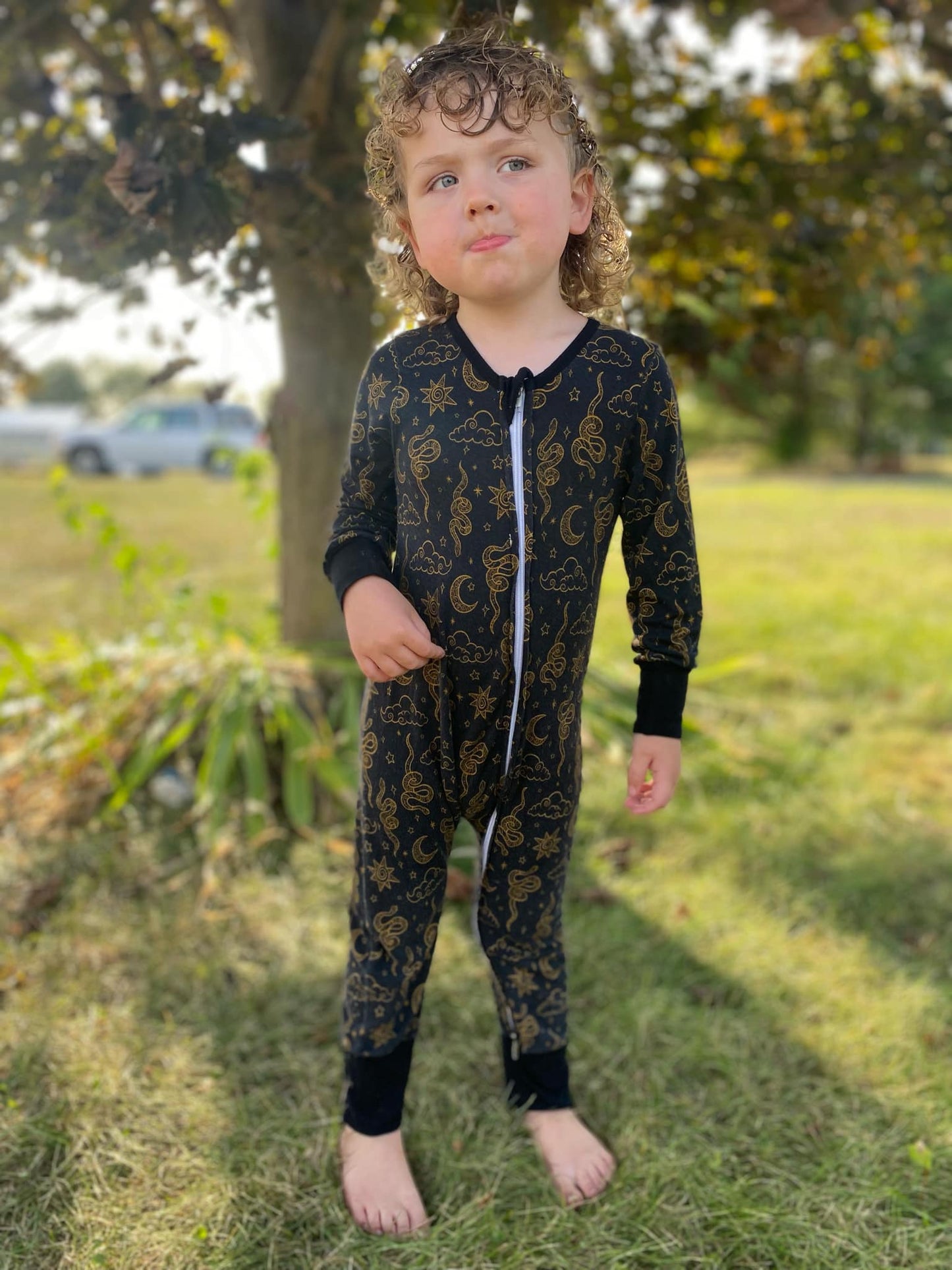 Serpent Solaris Zip Up Romper
