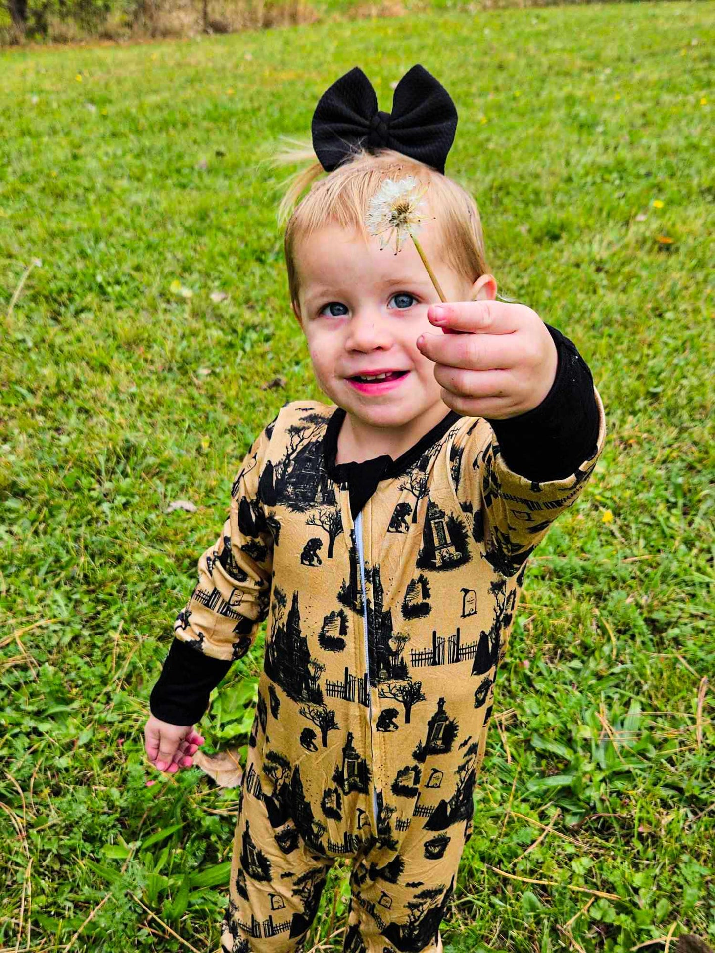 Fangs for the Memories Zip Up Romper