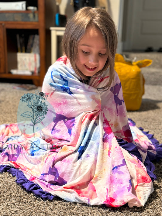 Ballet Variations Bamboo Blanket