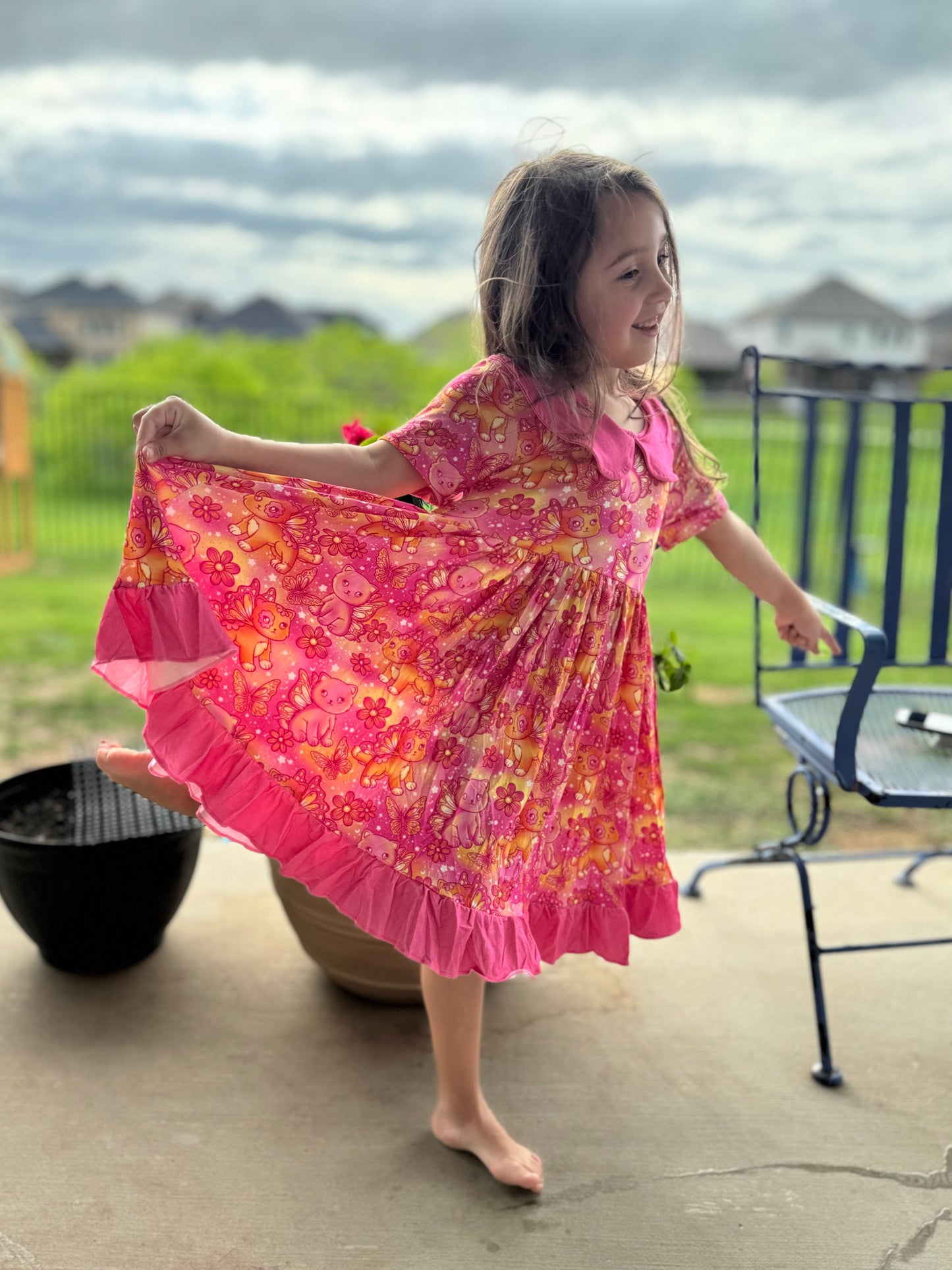Fluffy Fairies Peter Pan Twirl Dress