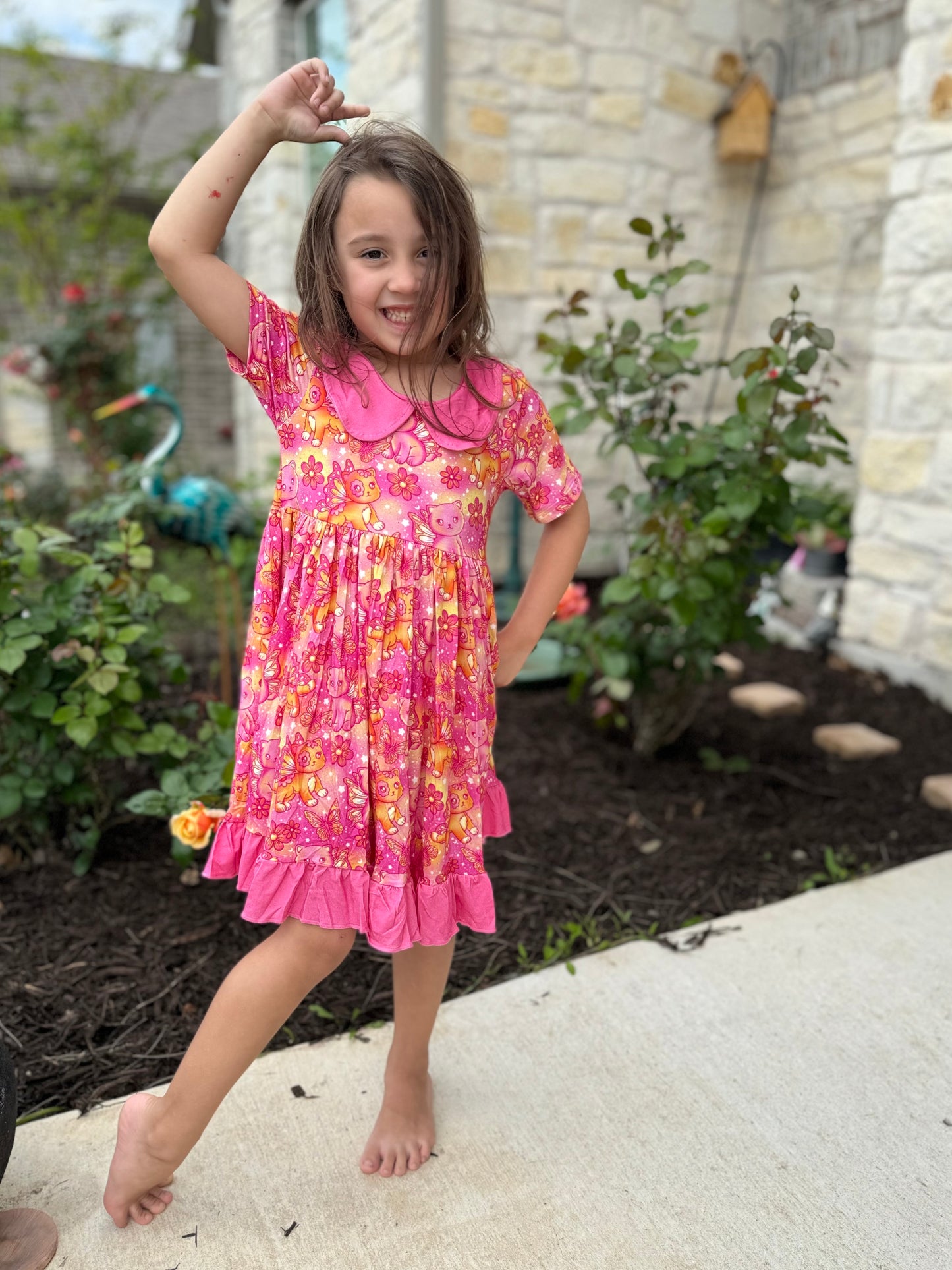 Fluffy Fairies Peter Pan Twirl Dress