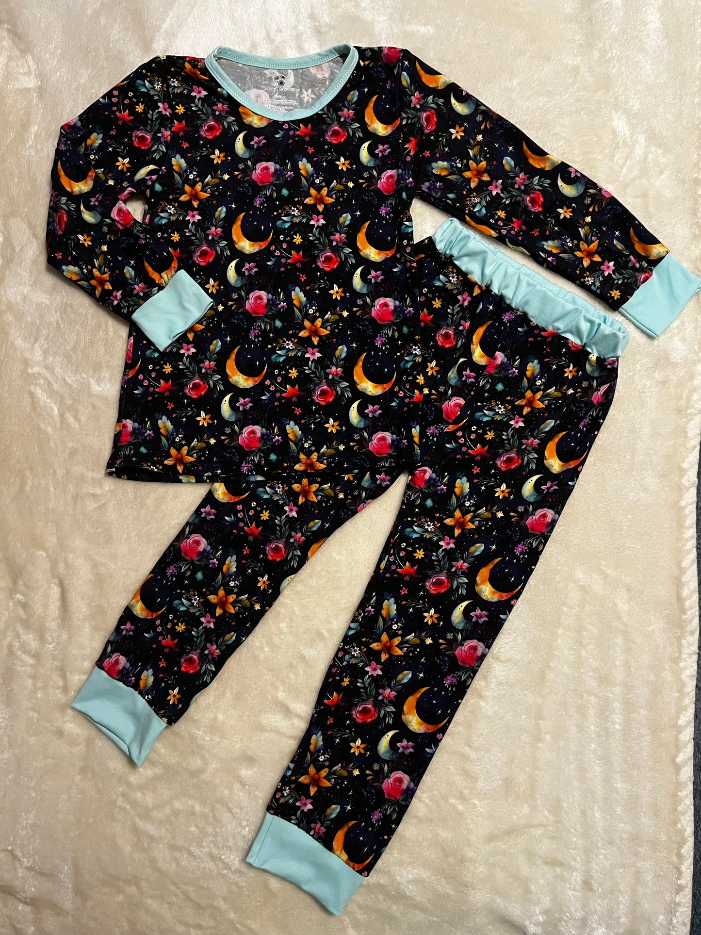 Lunar Blooms Two-Piece Lounge Set