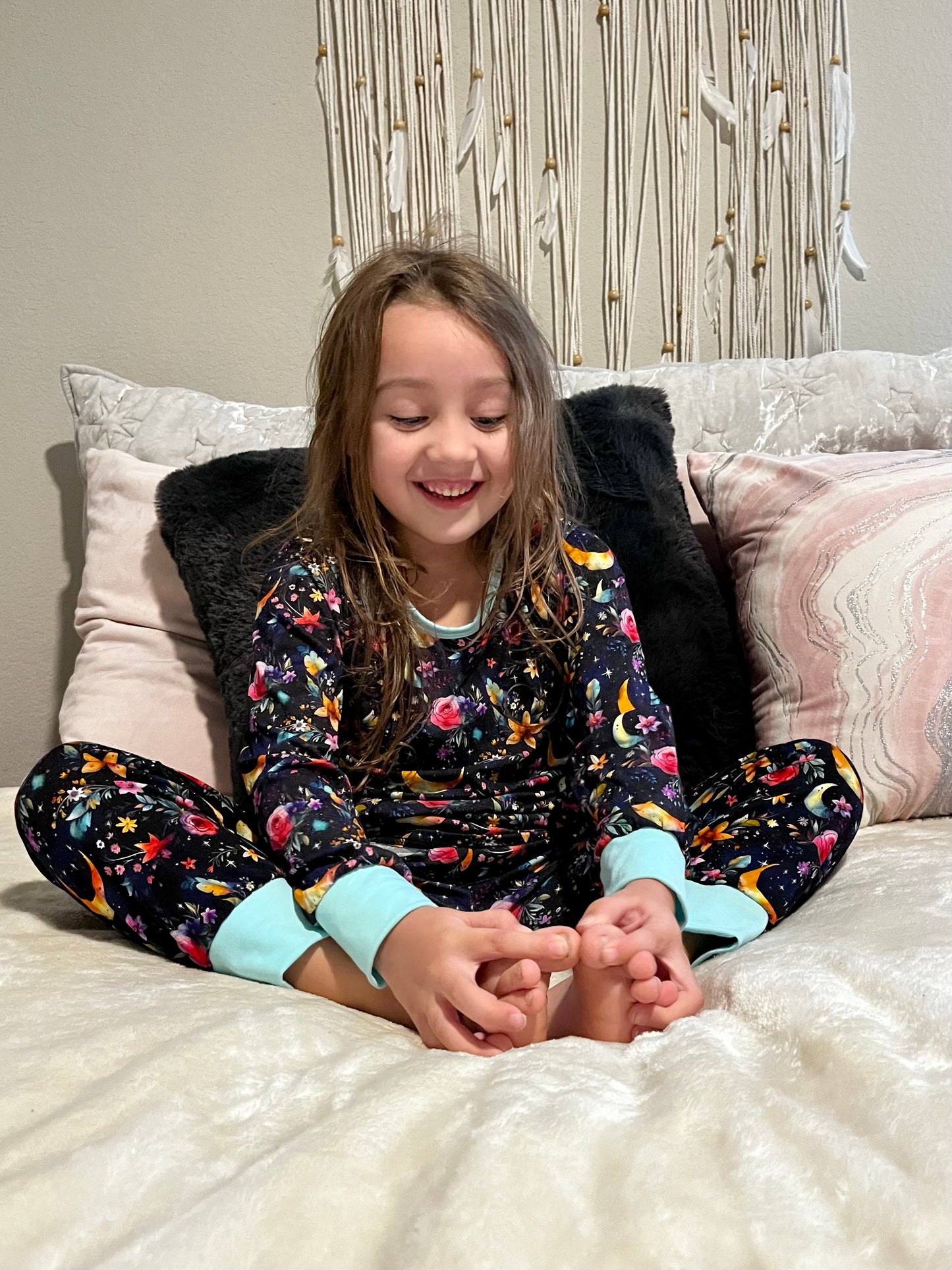 Lunar Blooms Two-Piece Lounge Set